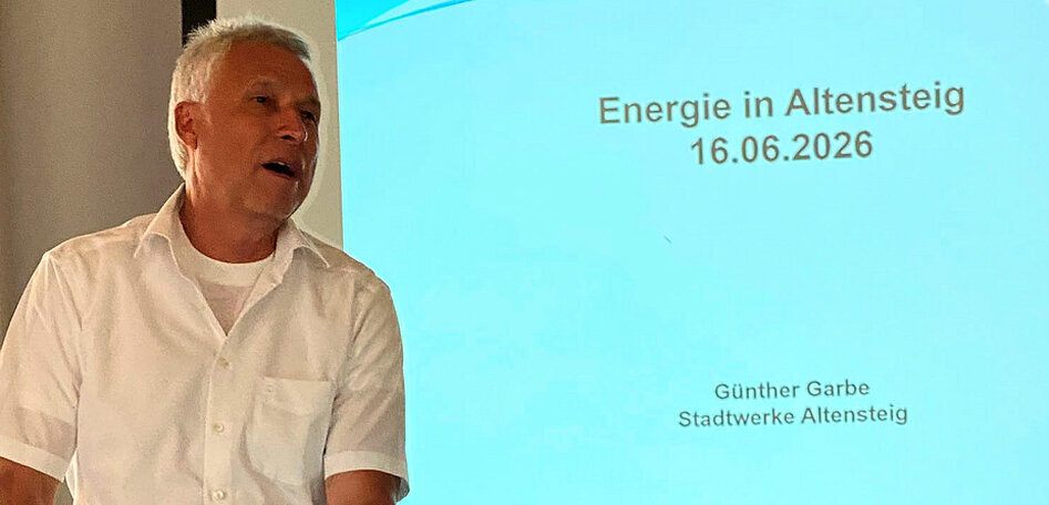 Günther Garbe Günther Garbe bei seinem Vortrag über Energie in Altensteig