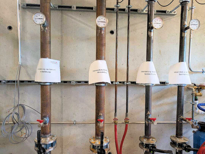 Wärmeleitungen zur Nahwärme Hier kommt die klimafreundliche Energie